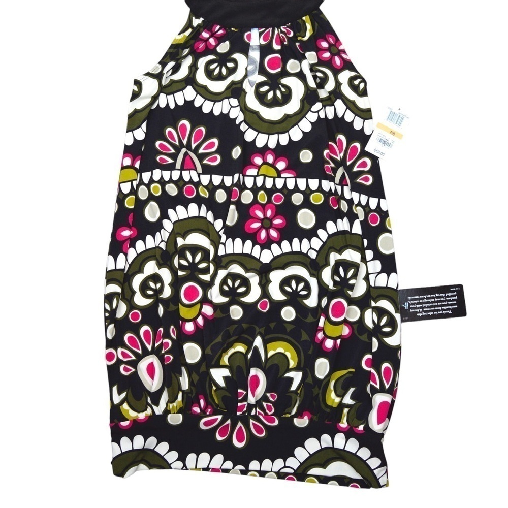 70s Mod Print Bubble Hem Dress, Size 7/8 New — image 7 of 7